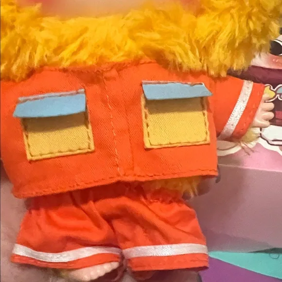 Baby Three Orange Plush Doll - Picture 4 of 5